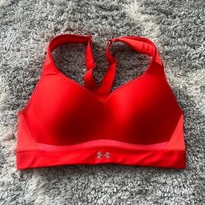 Under Armour Padded Sports Bra Coral/pink 34C
